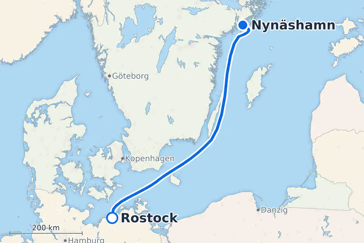 Rostock - Nynäshamn